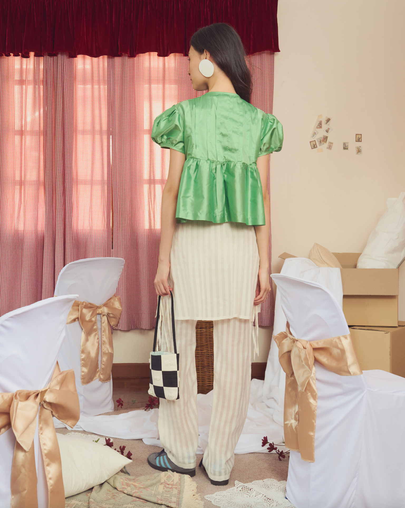 Aoi Puff Silk Top